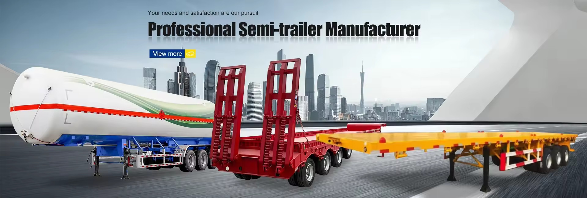 quality Flatbed Semi Trailer factory