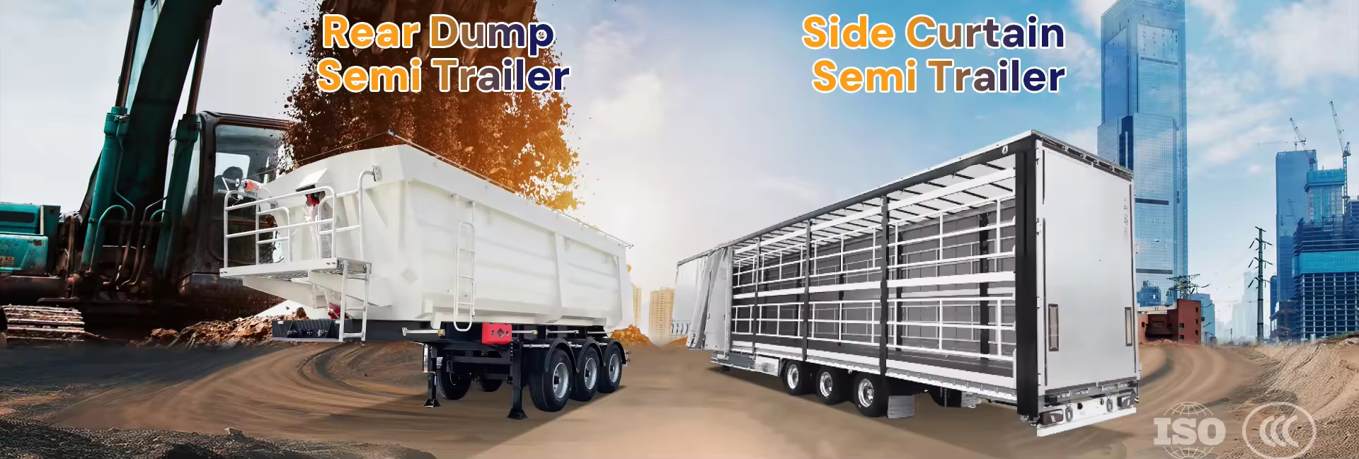 quality Flatbed Semi Trailer factory