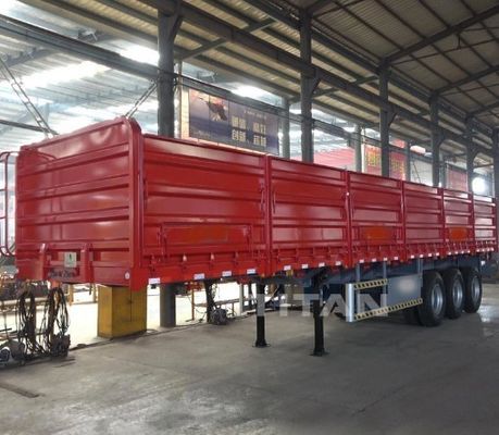 12400*2610*1550mm Customizable Side Wall Trailer Direct Enclosed Cargo Box Semi Trailer