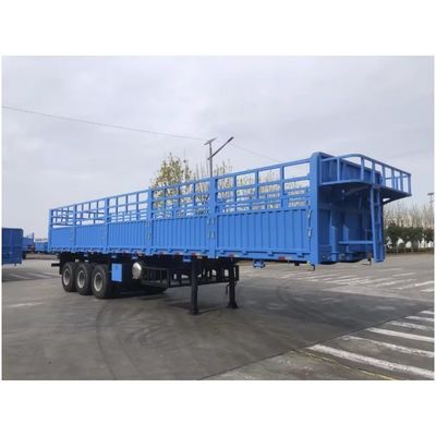 12400X2500X3650mm 3 Axles Livestock Fencing Trailer Fence Cargo Truck Semi Trailer