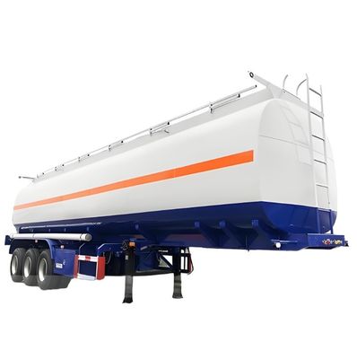 Carbon Steel 42cbm Diesel Oil Fuel Tanker Semi Trailer with Max Payload 30000 kg