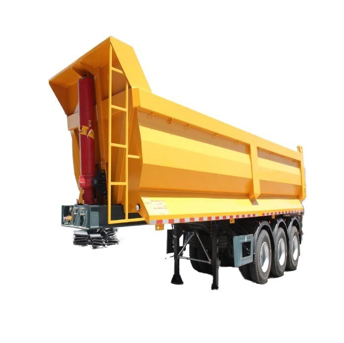Wosheng 30-80 Tons Rear Dump Semi Trailer with Max Payload 30000 kg and ...