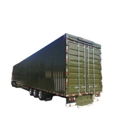 Wosheng 3 Axle Logistics Wingspan Van Semi Trailer with 12R22.5 Tires and 13T/16T Axles