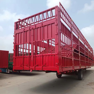 Max Payload 30000 kg Double Deck Animal Poultry Livestock Semi Trailer with 3/4 Axles