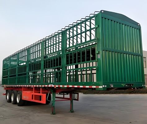 Max Payload 30000 kg Double Deck Animal Poultry Livestock Semi Trailer with 3/4 Axles