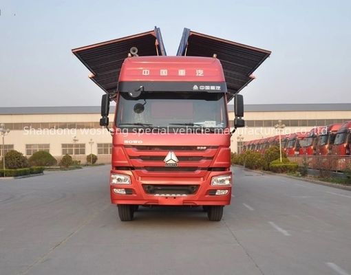 Wosheng 30/40tons Logistics Wingspan Van Semi-Trailer Dual Line Brake System WABCO