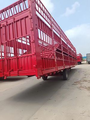 Max Payload 30000 kg Double Deck Animal Poultry Livestock Semi Trailer with 3/4 Axles