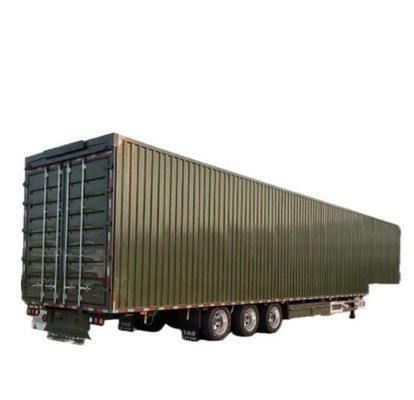 Wosheng 3 Axle Logistics Wingspan Van Semi Trailer 30-40tons Max Payload Truck Trailer