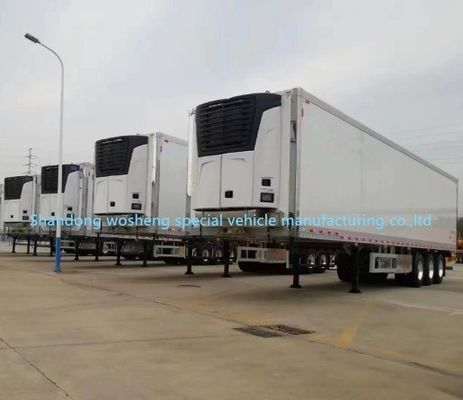 Customized Refrigerator Freezer Semi Truck Trailers with 13T/16T Axles from Wosheng