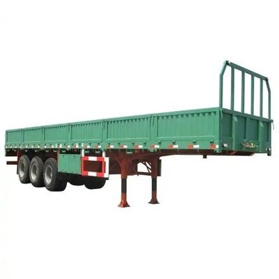 Good Exporting 13m 3 Axle Side Wall Semi Trailer with High Payload and Steel Material