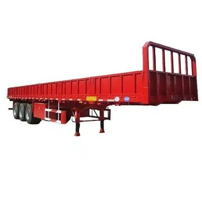 Good Exporting 13m 3 Axle Side Wall Semi Trailer with High Payload and Steel Material