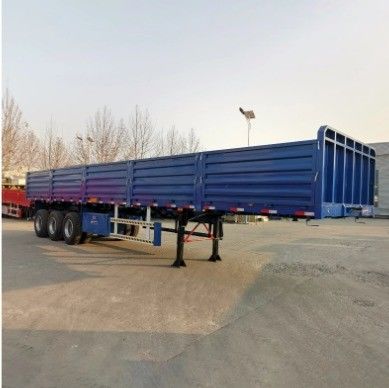 Good Exporting 13m 3 Axle Side Wall Semi Trailer with High Payload and Steel Material