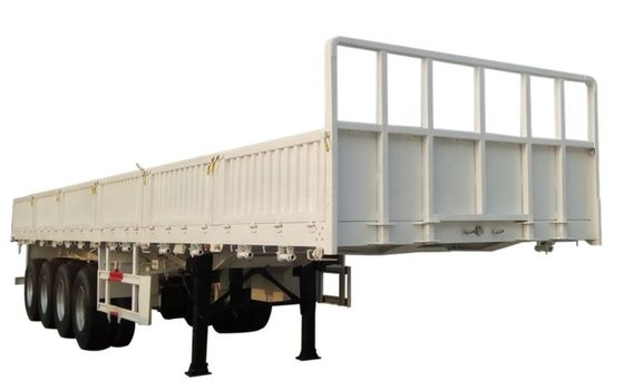Good Exporting 13m 3 Axle Side Wall Semi Trailer with High Payload and Steel Material
