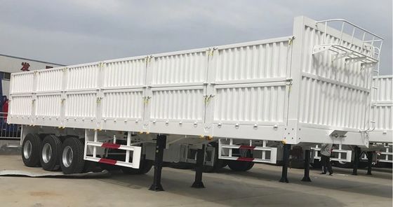 Good Exporting 13m 3 Axle Side Wall Semi Trailer with High Payload and Steel Material