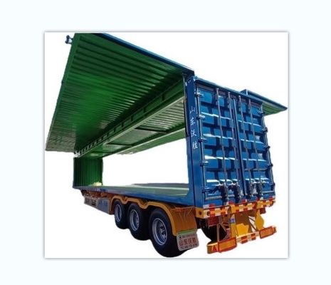 King Pin 90 3.5&quot; JOST/Other Wosheng 3 Axle 30/40T Logistics Wingspan Van Semi Trailer