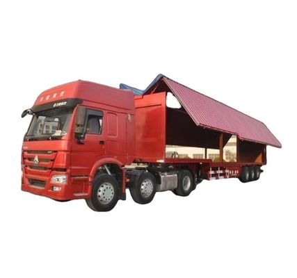 Wosheng 3 Axle 30/40ton Logistics Wingspan Van Semi Trailer with Flying Wingvan Box