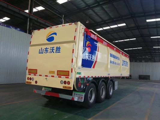 Wosheng Latest Model Rear Dump Semi Trailer with Wabco RE 6 Relay Valve Brake System