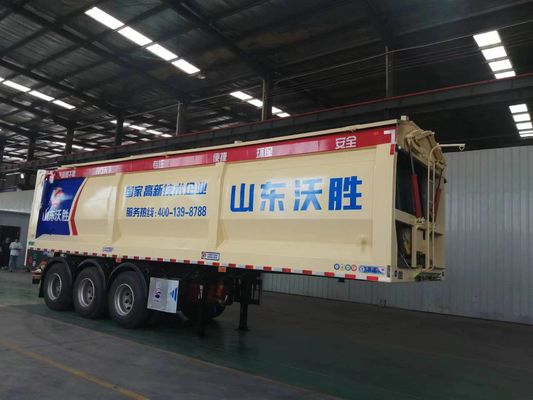 Wosheng Latest Model Rear Dump Semi Trailer with Wabco RE 6 Relay Valve Brake System