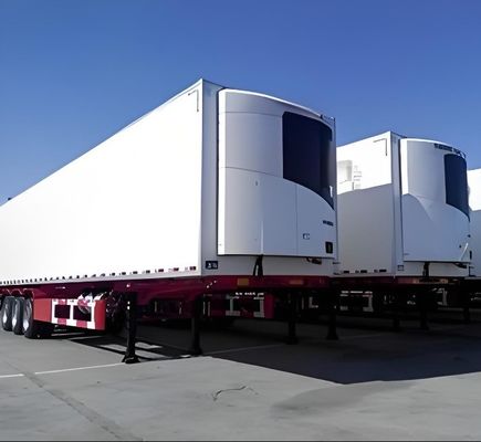 Customization Lower 3 Axle Cooling Box Freezer Refrigerator Semi-Trailer from Wosheng