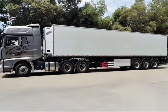 Customization Lower 3 Axle Cooling Box Freezer Refrigerator Semi-Trailer from Wosheng