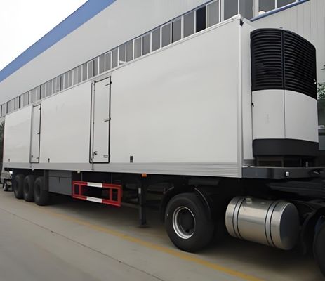 Customization Lower 3 Axle Cooling Box Freezer Refrigerator Semi-Trailer from Wosheng