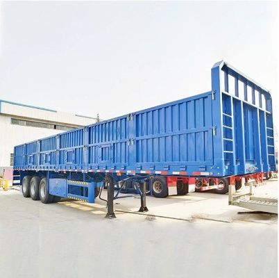 7500kgs Tare Weight Bulk Cargo Fence Semi Trailer with Metal Board from Professional
