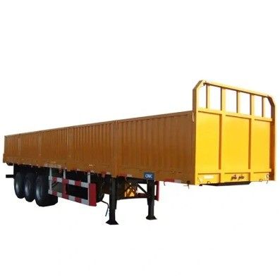 Truck Trailer with CCC ISO Approved 3 Axles Side Wall Semi Trailer Flat Bed Fence