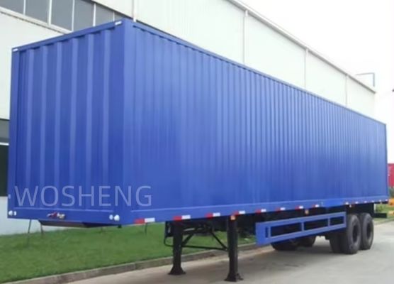 Customized Wosheng 3 Axles 40ft 45ft Side Curtain Semi Trailer with PVC Waterproof Tarpaulin