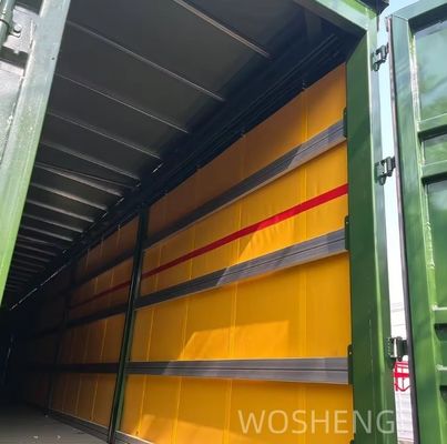 40ft 45ft PVC Curtain Sider Semi Trailer Side Curtain Sliding Truck Trailers Wosheng