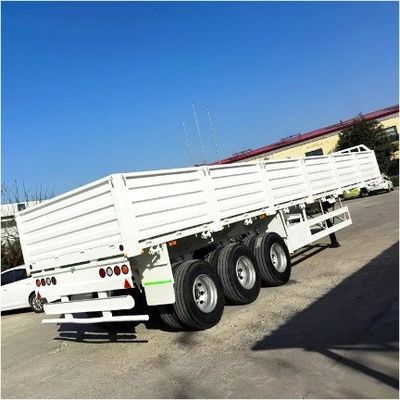3 4 Axles 30-60 Tons Side Wall Trailer Fence Semi Trailer and Truck Trailer with Standards