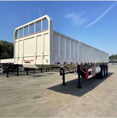3 4 Axles 30-60 Tons Side Wall Trailer Fence Semi Trailer and Truck Trailer with Standards