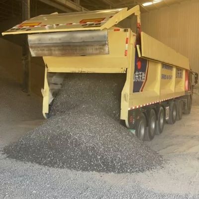 60000kgs Max Payload Crawler/Live Floor Dump Truck with Two-Way Transport and Features