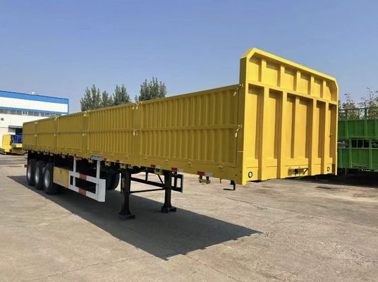 12.4m Flat Bed Fence Trailer for Truck Max Payload 50000 kg 3-4 Axles Top Ranking