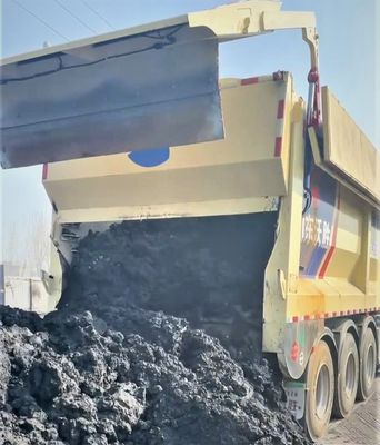 60000kgs Max Payload Crawler/Live Floor Dump Truck with Two-Way Transport and Features