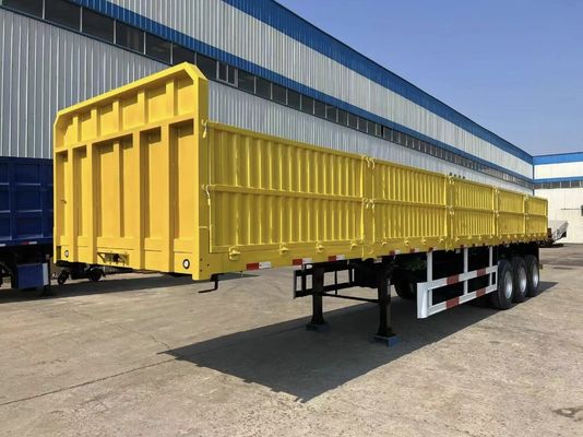 12.4m Flat Bed Fence Trailer for Truck Max Payload 50000 kg 3-4 Axles Top Ranking