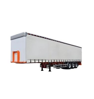 Customizable 3 Axles 40/45ft PVC Water-Proof White Side Curtain Sliding Semi-Trailer