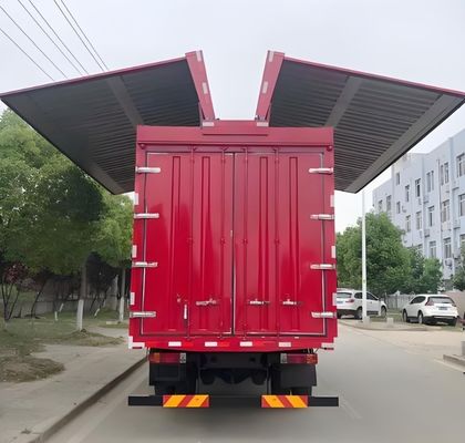 Semi-Trailer 9.5-16m Long 3 Axle 30-50tons Logistics Wingspan Van with Open Wing Box