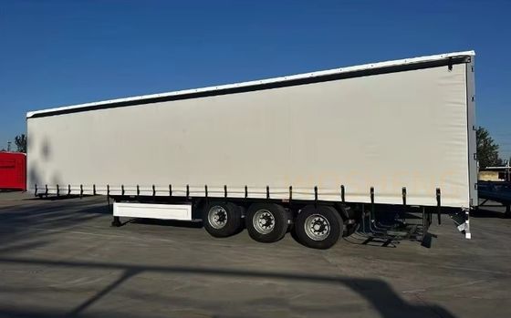 Customizable 3 Axles 40/45ft PVC Water-Proof White Side Curtain Sliding Semi-Trailer