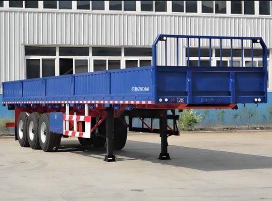 Light Weight 2 3 4 Axle Payload 50 Tons Truck Semi Trailer with Q345B T700 Material