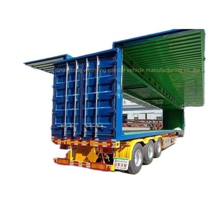 Mechanical/Air Suspension 3 Axle Wingspan Semi Trailer for LOGISTIC CARGO TRANSPOTATION