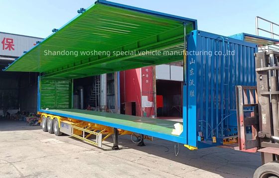 Mechanical/Air Suspension 3 Axle Wingspan Semi Trailer for LOGISTIC CARGO TRANSPOTATION