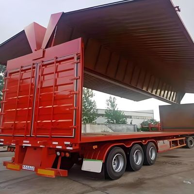 3 Axles 40ft Semi Trailer Cargo Trailer Wing Van with 9.00-22.5 Rim and 12R22.5 Tires