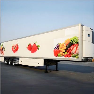 Customized 3-Axles 45FT Refrigerated Semi Trailer for Freezer Refrigerator Semi Truck