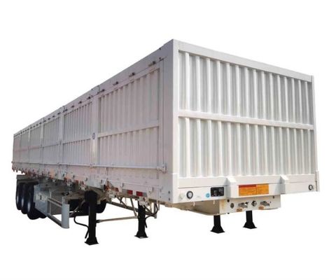 40-80ton Dropside Sidewall Cargo Lorry Semi Truck Trailers with and Customized Design