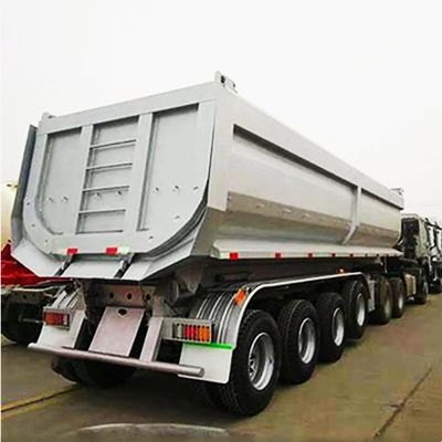 20-100ton Hydraulic Rear Dump Semi Trailer Tipper for Sand Stone Grain Transporting