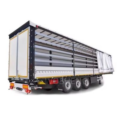 40tons Max Payload Tri-axle Enclosed Cargo Box Semi Trailer with Customizable Side Curtain