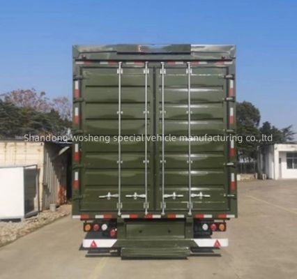 3-Axle Semi-Trailer with 13600x2600x4000mm Customizable Wingspan Opening Wing Van Box
