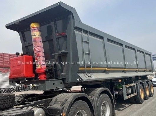 30-100 ton U-Type Hydraulic Rear Dump Semi Trailer Tipper Tipping Semi Truck Trailers