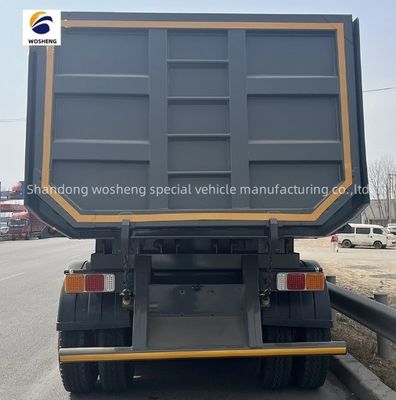 30-100 ton U-Type Hydraulic Rear Dump Semi Trailer Tipper Tipping Semi Truck Trailers