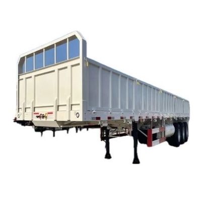 12400X2500X3650mm Max Payload 40-80ton Side Wall Semi Trailer for Cargo Transportation